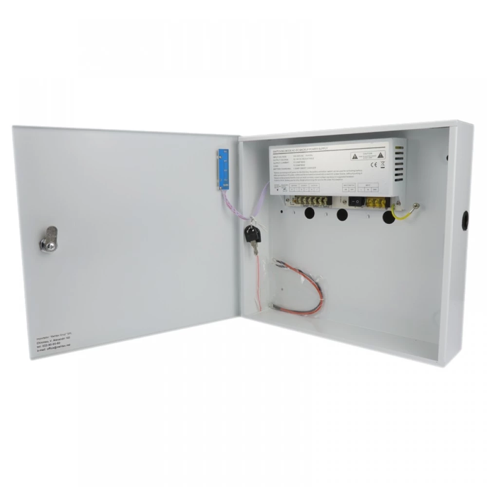 Резервированный источник питания (РИП) ZOLL 12V 10A, Metal box