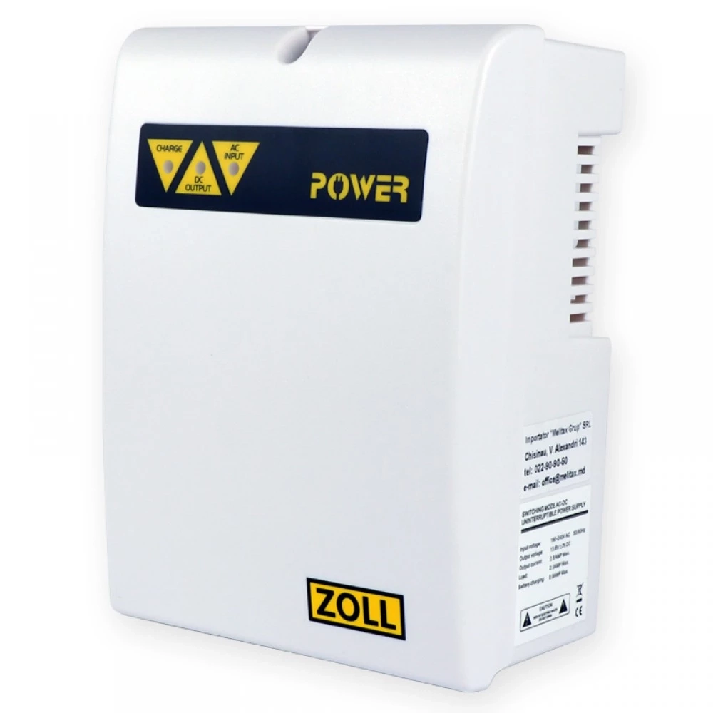 Резервированный источник питания (РИП) ZOLL 12V 2A, Plastic box