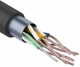 Cablu Cat 5e FTP 4224 AWG Cu PE outdoor — уличный экранированный FTP-кабель Cat.5E