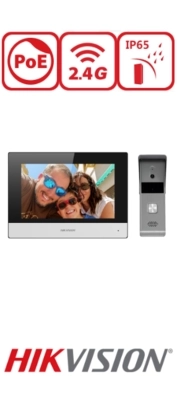 Hikvision DS‑KIS303‑P — Kit hibrid de videointerfon